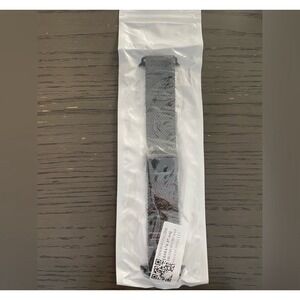 Black stainless steel mesh loop Apple Watch band